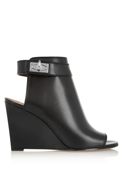 givenchy leather boots with cut out